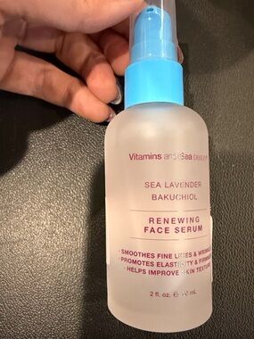 Vitamin and sea beauty Renewing Face Serum - Sea Lavender Bakuchiol (Blue)